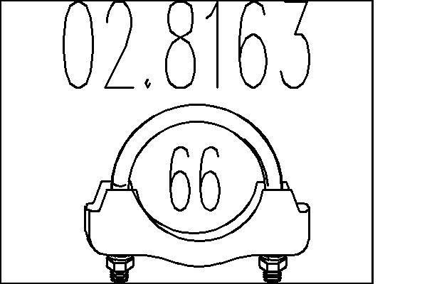 MTS Rørforbinder, udstødningssystem Varenummer: 02.8163 billige