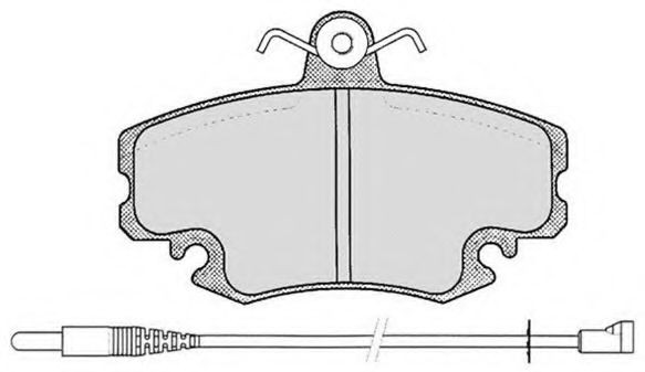 RAICAM Brake pad set Article number: 515.0 cheaply
