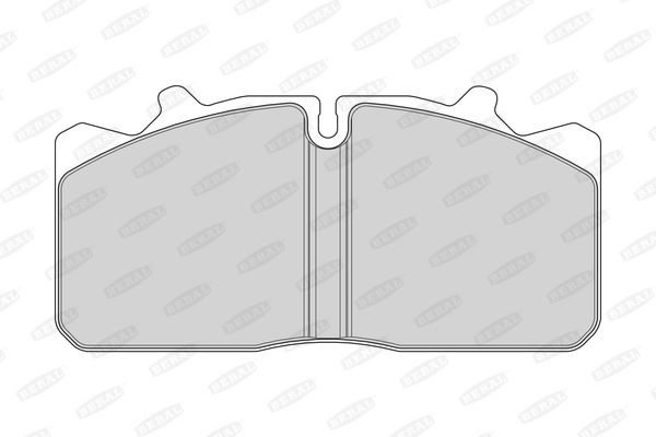 BERAL Brake pad set Article number: 2908826004017234 cheaply