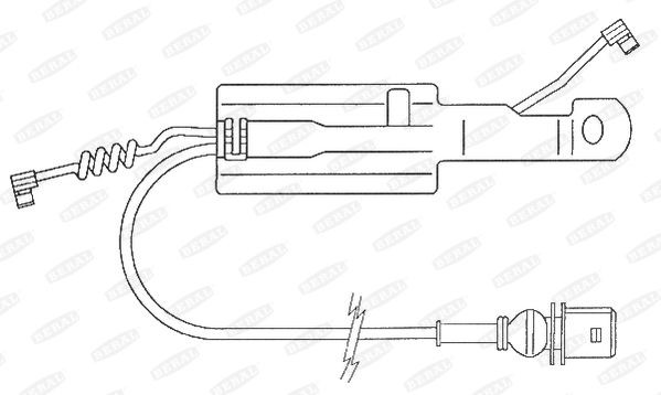 BERAL Brake pad wear sensor Article number: UAI166 cheaply