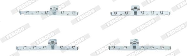 FERODO FBA458 Monteringssæt til bremseklodser PASSAT 1.6 72 HK Benzin 1997