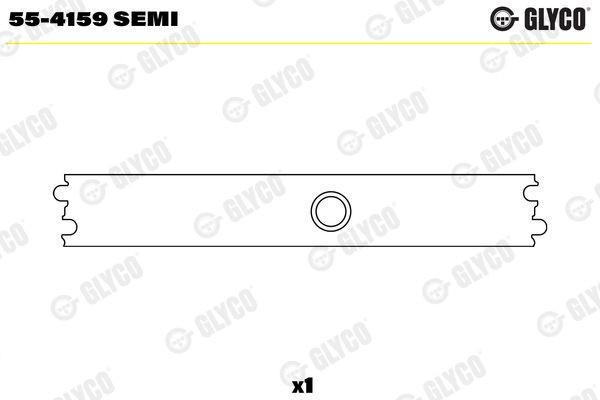 GLYCO Small End Bushes, connecting rod Article number: 55-4159 SEMI cheaply