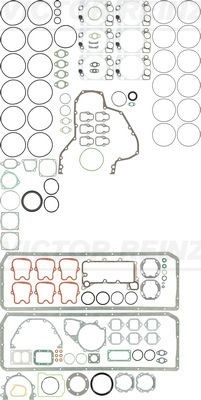 REINZ Full Gasket Set, engine Article number: 01-25275-10 cheaply