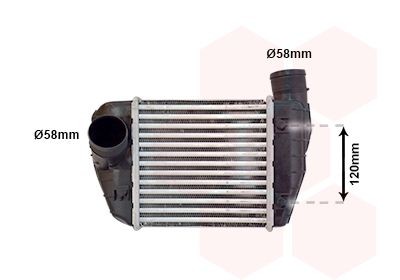 VAN WEZEL Intercooler Article number: 03004350 cheaply