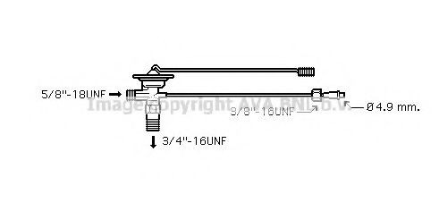 PRASCO AC expansion valve Article number: AL1025 cheaply