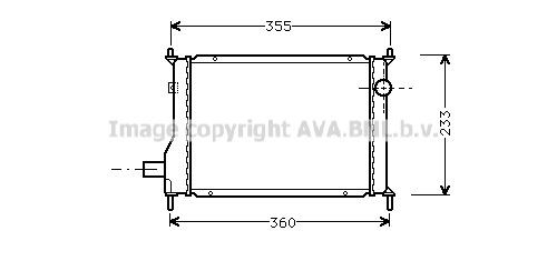 PRASCO Radiaator, mootorijahutus Artikli number: AU2133 soodsalt