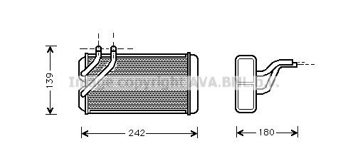 PRASCO Heater matrix Article number: AU6106 cheaply