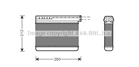 PRASCO Heater matrix Article number: BW6166 cheaply