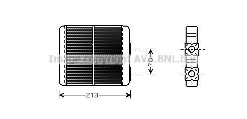PRASCO Heater matrix Article number: DN6226 cheaply