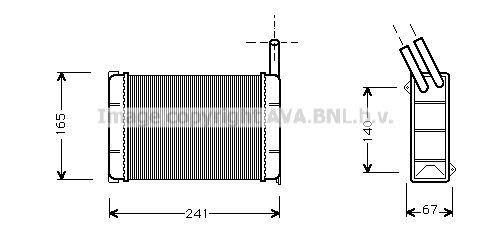 PRASCO Heater matrix Article number: FD6000 cheaply