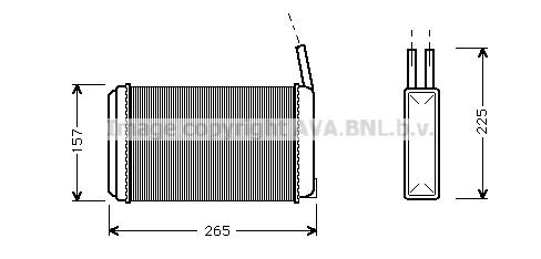PRASCO Heater matrix Article number: FD6094 cheaply