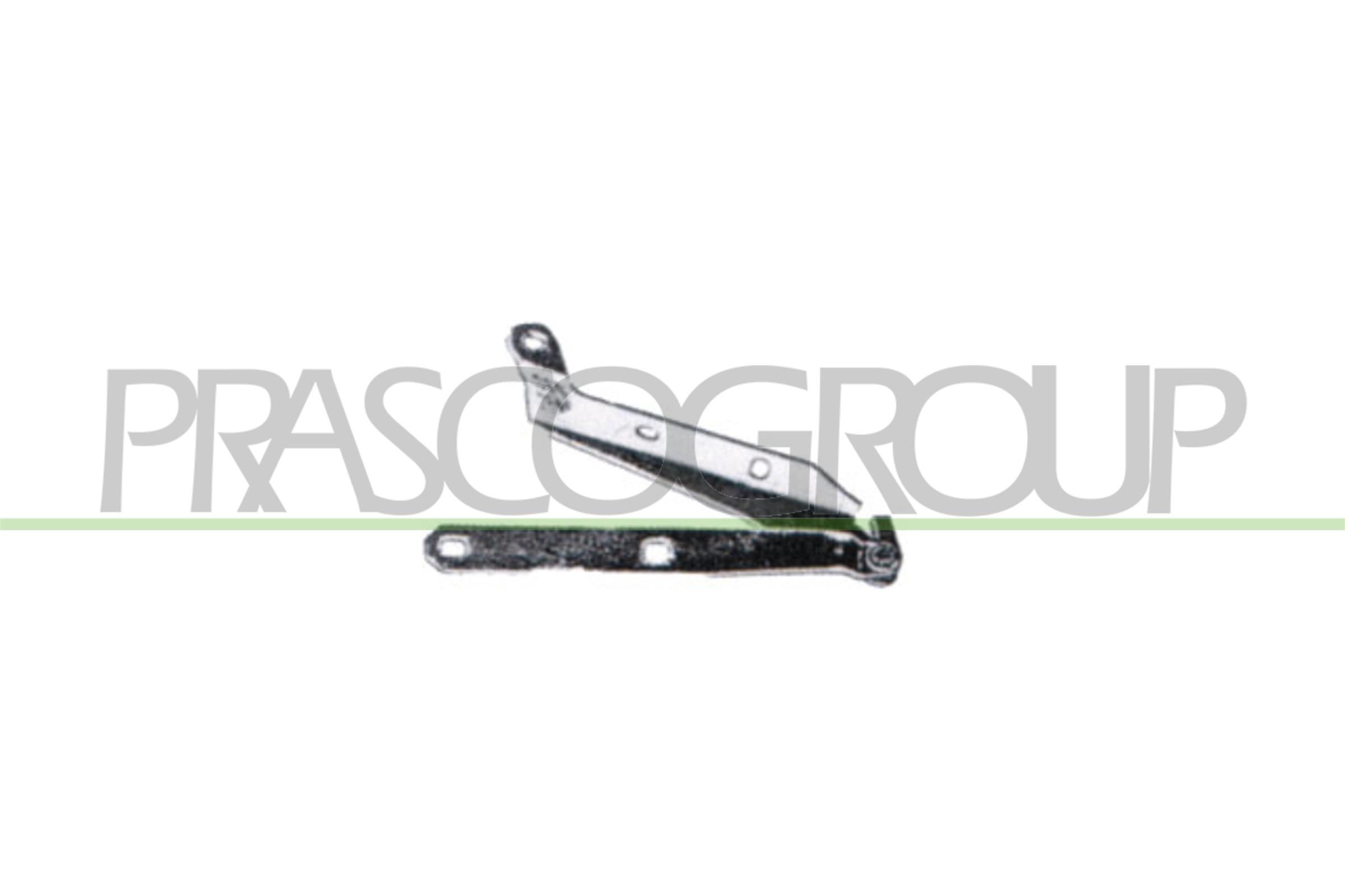 PRASCO FT0173703 Hængsel, motorhjelm CINQUECENTO 1.1 Sporting 54 HK Benzin 1999