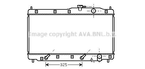 PRASCO Engine radiator Article number: HD2172 cheaply