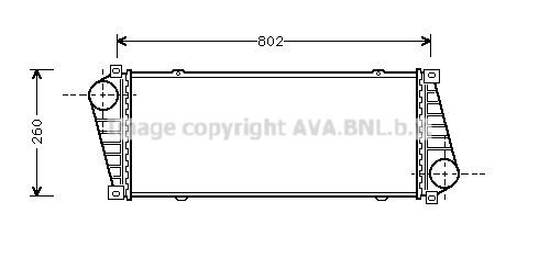 PRASCO Intercooler Varenummer: MSA4217 billige
