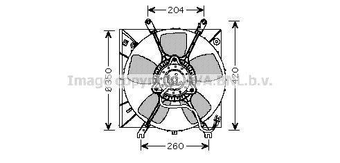 PRASCO Køleventilator Varenummer: MT7506 billige