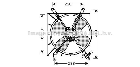 PRASCO Fan, radiator Article number: MT7510 cheaply