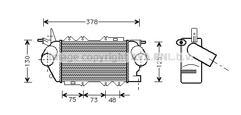 PRASCO Intercooler Article number: OL4269 cheaply