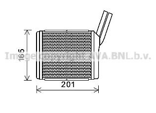 PRASCO Heater matrix Article number: OL6551 cheaply