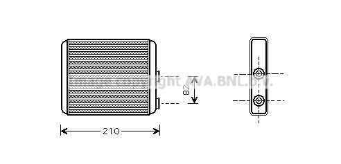 PRASCO Heater matrix Article number: OLA6353 cheaply