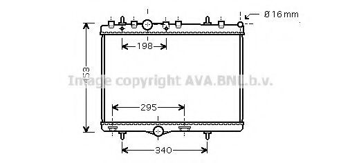 PRASCO Radiaator, mootorijahutus Artikli number: PE2255 soodsalt