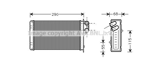 PRASCO Heater matrix Article number: PE6100 cheaply