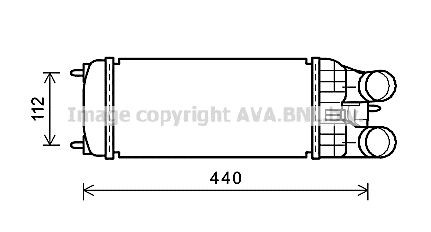 PRASCO Intercooler Artikelnummer: PEA4361 billigt