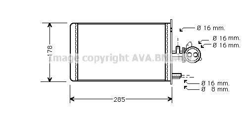PRASCO Heater matrix Article number: PEA6173 cheaply