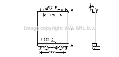 PRASCO Radiaator, mootorijahutus Artikli number: PO2002 soodsalt