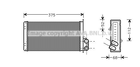 PRASCO Heater matrix Article number: RT6226 cheaply