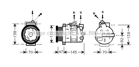 PRASCO Intercooler Article number: VW4221 cheaply