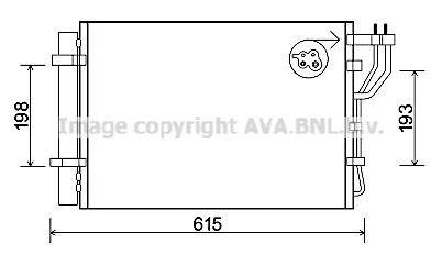 PRASCO Air conditioning condenser Article number: VW5145 cheaply