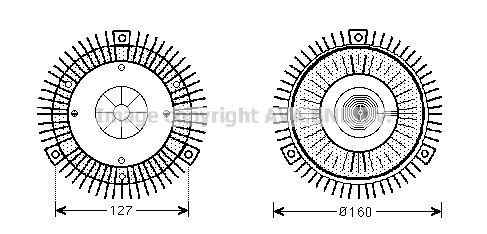 PRASCO Heater matrix Article number: VW6061 cheaply