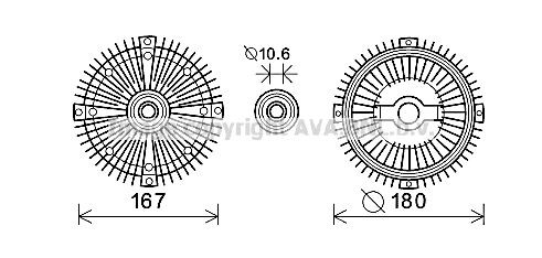 PRASCO Heater matrix Article number: VW6196 cheaply