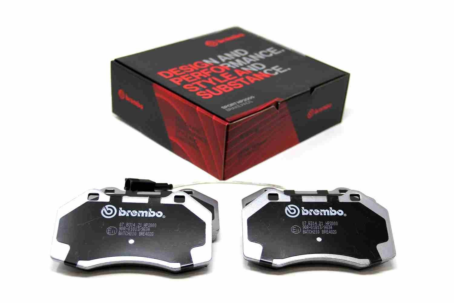 BREMBO High Performance Brake Pad Set SPORT PADS HP2000 Article number: 07.B314.21 cheaply