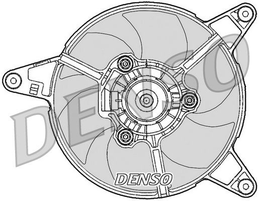 DENSO Fan, radiator Article number: DER09090 cheaply