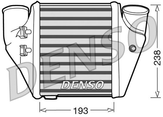 DENSO Intercooler Article number: DIT02006 cheaply