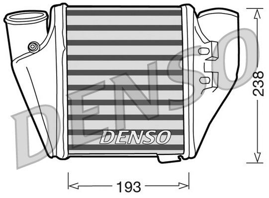DENSO Intercooler Article number: DIT02007 cheaply
