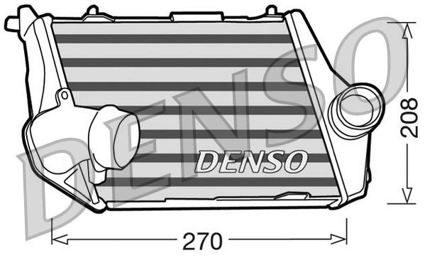 DENSO Intercooler Article number: DIT02013 cheaply