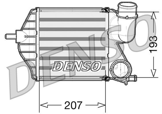 DENSO Intercooler Article number: DIT09102 cheaply