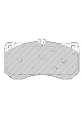 FERODO Brake pad set Article number: FDB4466 cheaply