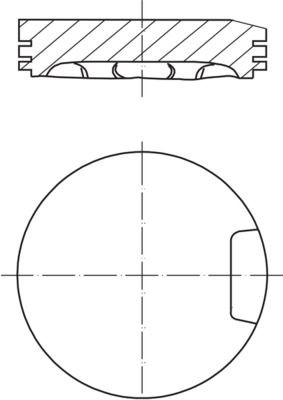 MAHLE ORIGINAL Piston Article number: 033 13 00 cheaply