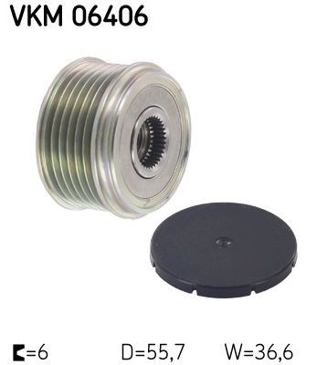 SKF Alternator Freewheel Clutch Article number: VKM 06406 cheaply