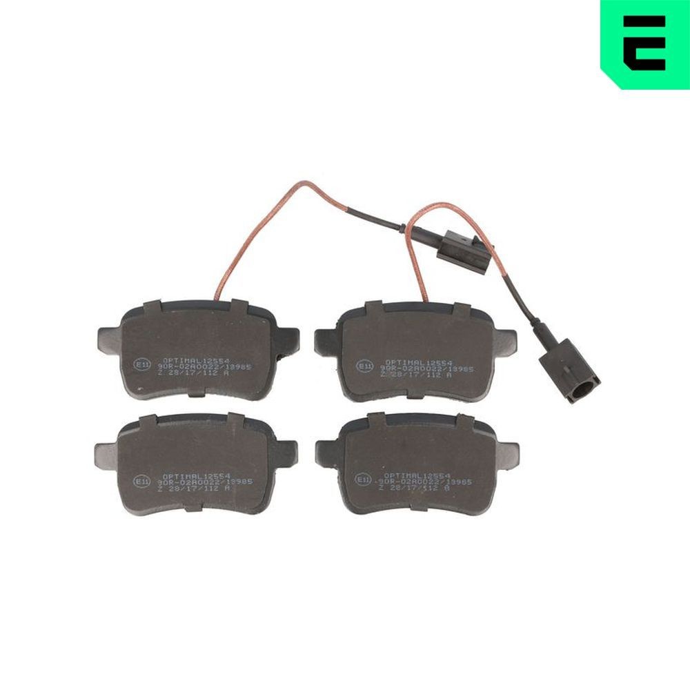 OPTIMAL Brake pad set Article number: 12554 cheaply