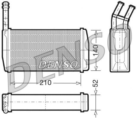 DENSO Heater matrix Article number: DRR10011 cheaply