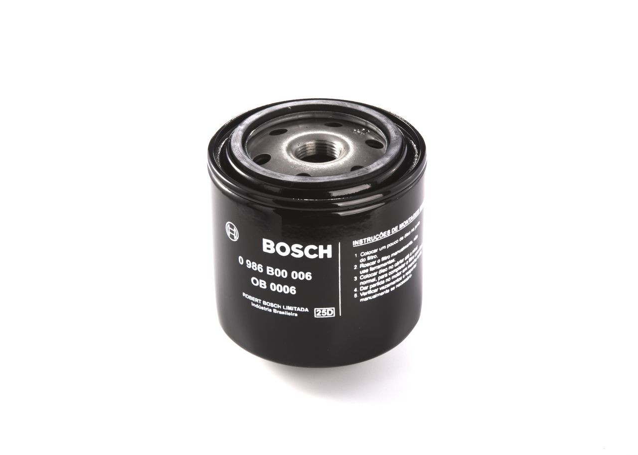 BOSCH Oil filter Article number: 0 986 B00 006 cheaply