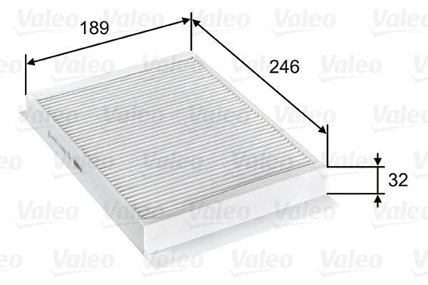 VALEO Pollen filter Article number: 715751 cheaply