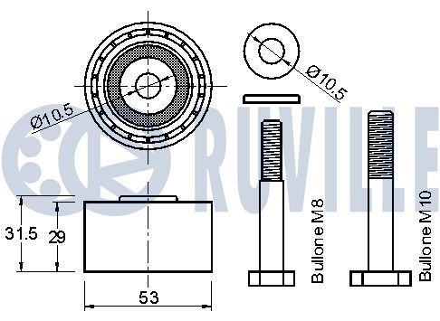 RUVILLE Timing chain kit Article number: 3469016S cheaply