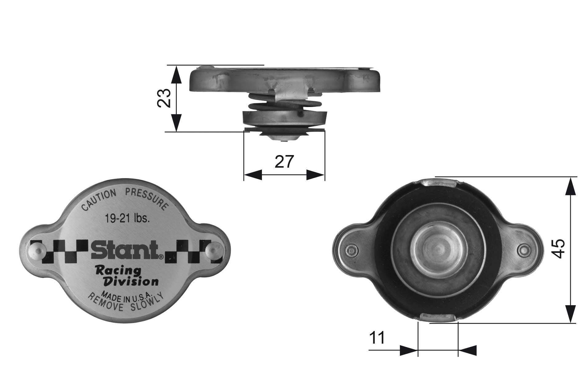 GATES Radiator cap Article number: RC10361 cheaply
