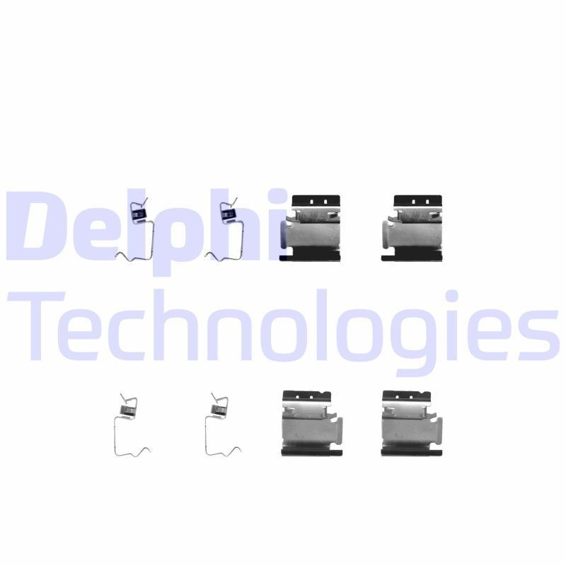 DELPHI LX0313 Lisakomplekt, ketaspiduriklotsid TRANSIT CUSTOM 2.0 EcoBlue 170 HP Diisel