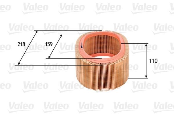 VALEO Luftfilter Varenummer: 585718 billige
